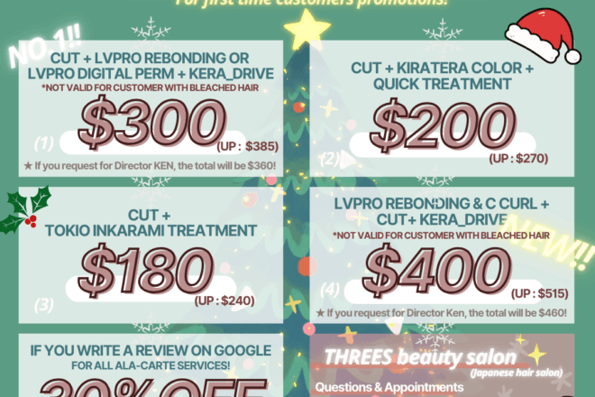 Dec'25 Japanese beauty salon