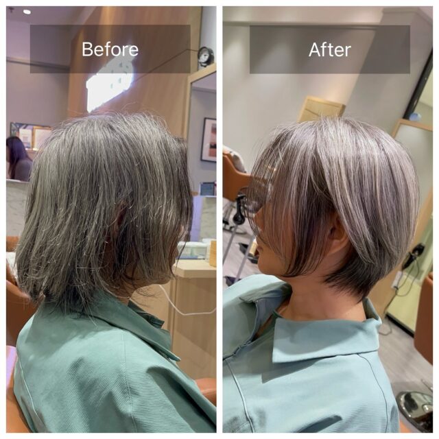 Image 10: Before / After📸💫 - - - - - ⁡ ■ Appointment & Questions 💌 - WhatsApp : +65 85331911 - Tel : +65 63385250 - Languages : 🇸🇬🇯🇵 ⁡ ■ Address📍 6 Eu tong sen street #04-89A/91 The central Singapore 059817 - Clarke Quay station MRT : Exit E or G ⁡ ■ Business hours - Daily 10:00 to 20:00 ⁡ ■ Recruit : Hair stylist ✂︎ - Please email your CV! 📩 threessg.recruit@gmail.com ⁡ ⁡ #threesbeautysalon #threes_#threes#clarkequay#singapore#singaporehairsalon#sgig#hairsalon#threeshairsalon#sgbeauty#hair#japanesehairsalon#japanese#新加坡美容院#sggirls#美容院#シンガポール美容院#headspa#クラークキー#review#japanesestylist#clarkequayhairsalob#highlight#日系ヘアサロン